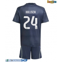 Maglie da calcio Real Madrid Dean Huijsen #24 Seconda Maglia Bambino 2025-26 Manica Corta (+ Pantaloni corti)